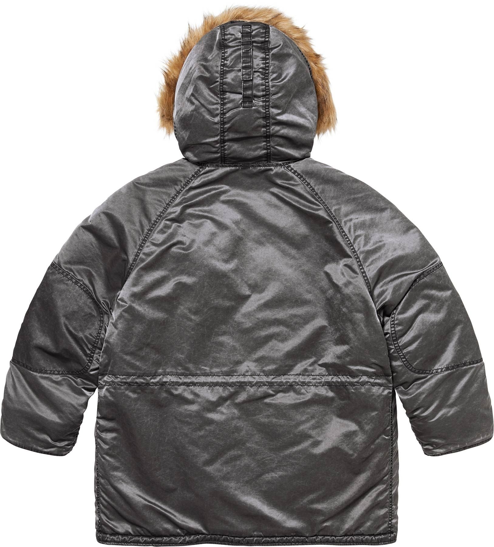 Washed Flight Satin N-3B Parka view 4